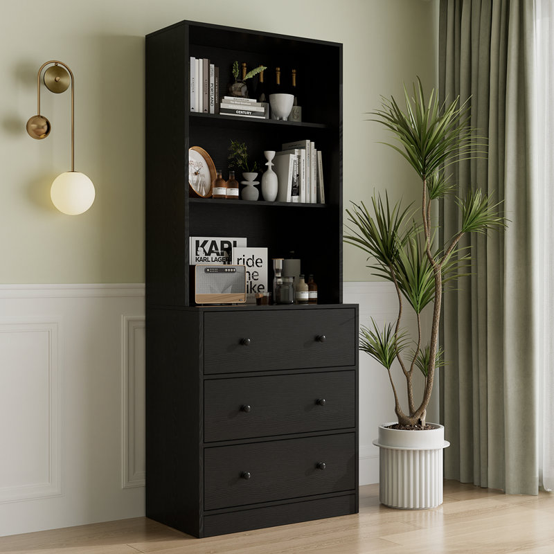  Garde-manger noir H 71 po x l 23,6 po Koutarou, Noir