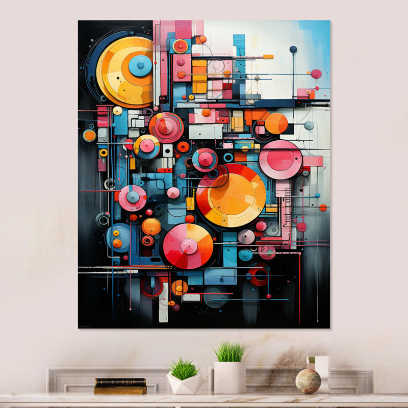 Futuriste Fusion IV - Collages abstraits, art mural en métal, salon, H 40 po x l 30 po x P 1 po