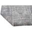 Tapis oriental rectangulaire en viscose noué à la main ivoire / gris-88041291