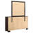 6-Drawer Dresser With Mirror Dark Cocoa-465599166