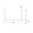 Lithe 0.75" 2-Light 3000K Dimmable Integrated LED Chandelier-99281887-99452312