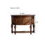 Buffet demi-cercle rétro en bois massif