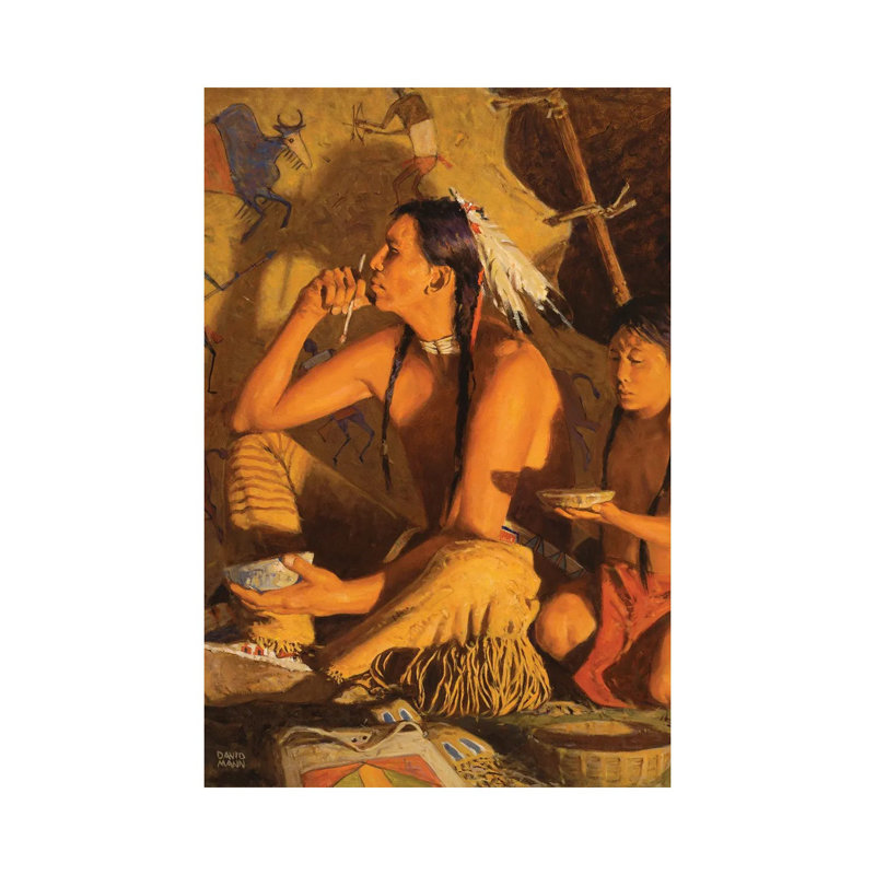 Moment Of Courage By David Mann - Wrapped Canvas Painting by David Mann - Wrapped Canvas Painting