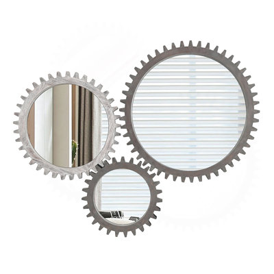 Miroir décoratif en bois