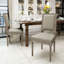 Chaise en tissu