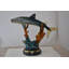Statue en bronze de requin-baleine nageant dans l'océan Carwell, taille: 31 po x 14 po x H 26 po