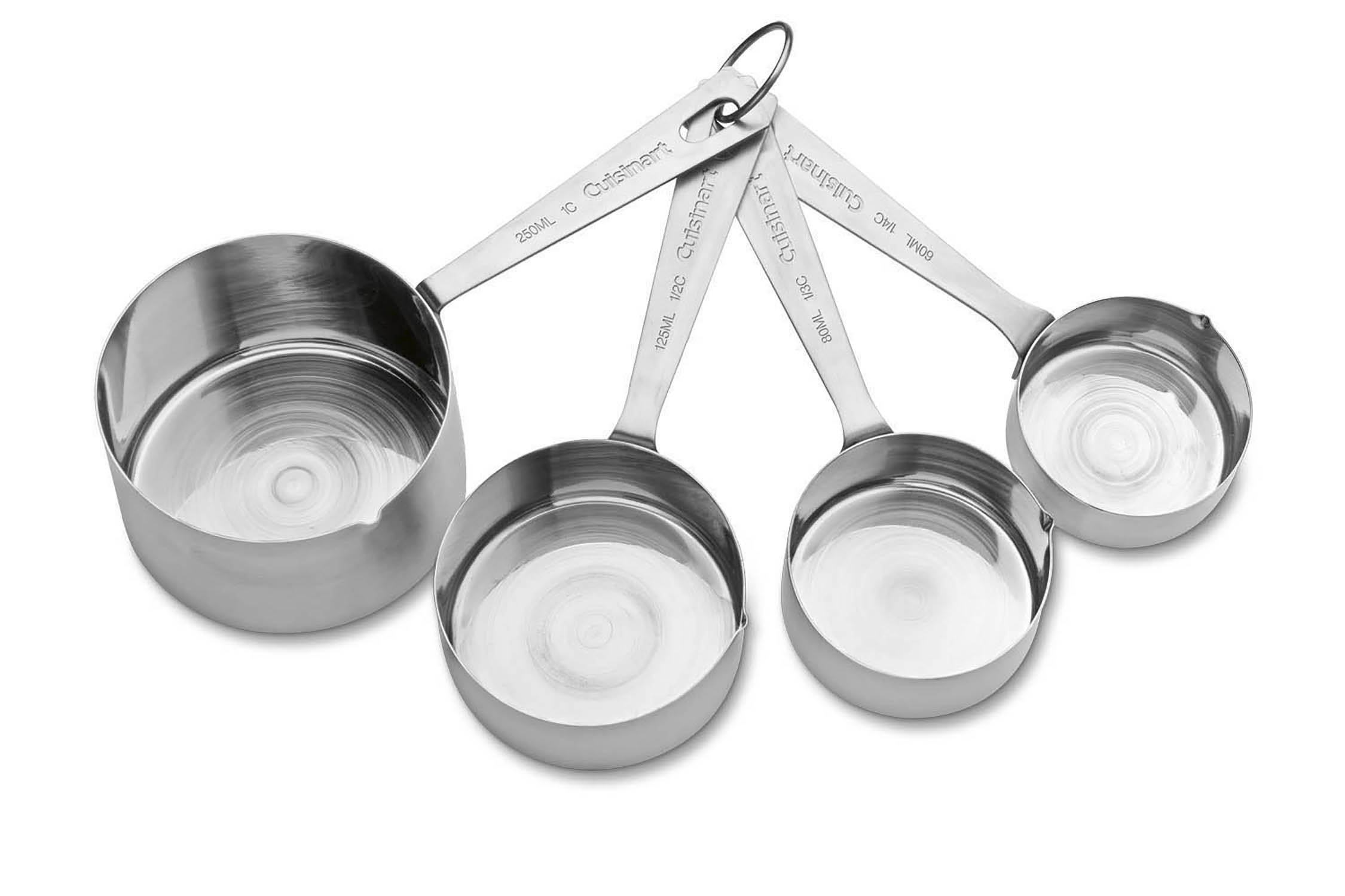 Cuisinart 4-Pieces Stainless Steel Measuring Cup Set & Reviews | Birch Lane