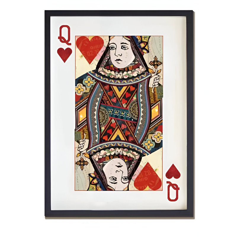 Carte à jouer «Queen of Heart»