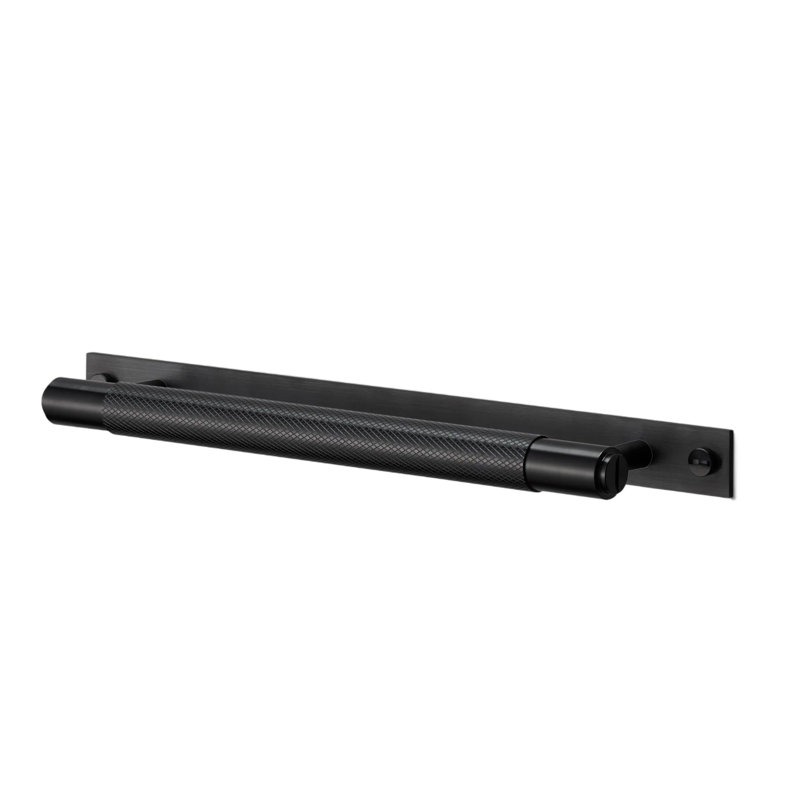 Barre de traction / plaque / croix / grand, Noir, noir, noir, noir, 12 4/5"
