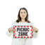 Enseigne en plastique 10 po x 14 po Picnic Zone-119523411
