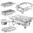 Stainless Steel Rectangle Chafing Dish