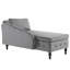 Balla Velvet Chaise Lounge-2058665409