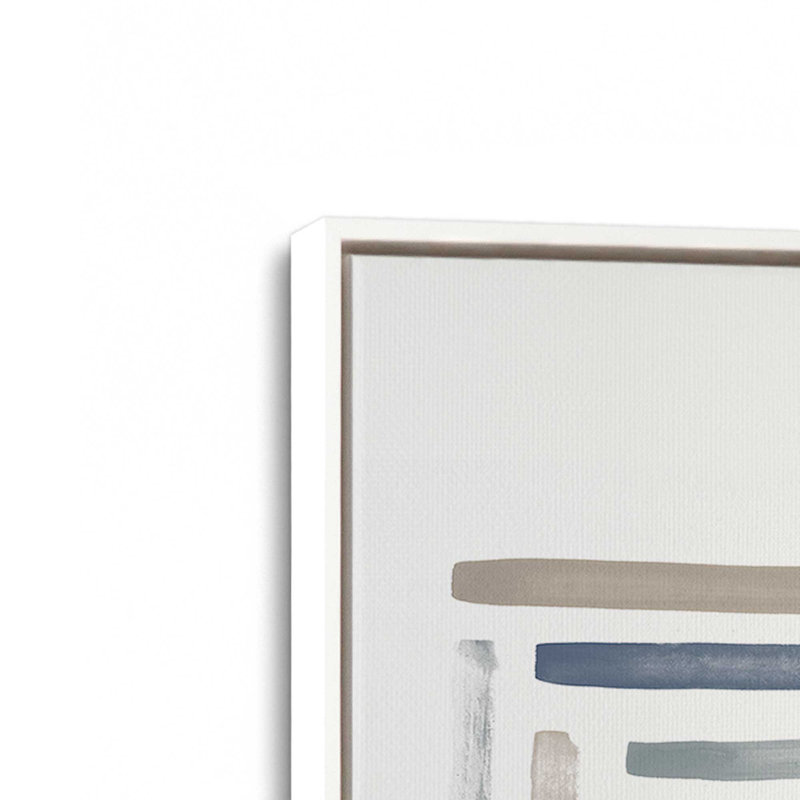 Linear Visions II, reproduction sur toile, H 18,75 po x l 12,75 po, Blanc opaque