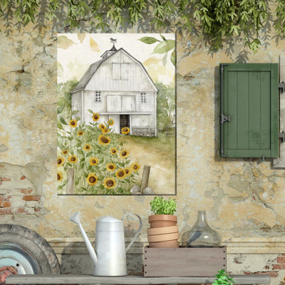 Art extérieur ensoleillé à la ferme
