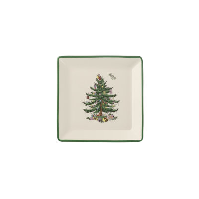 Spode Christmas Tree Tidbit Plates 5"