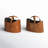 Leather Handmade Box Style Single Slot Magazine Holder with Detail Stitching and Curved Handles