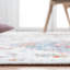 Tapis ivoire / rouille / bleu Montrose-1226354191