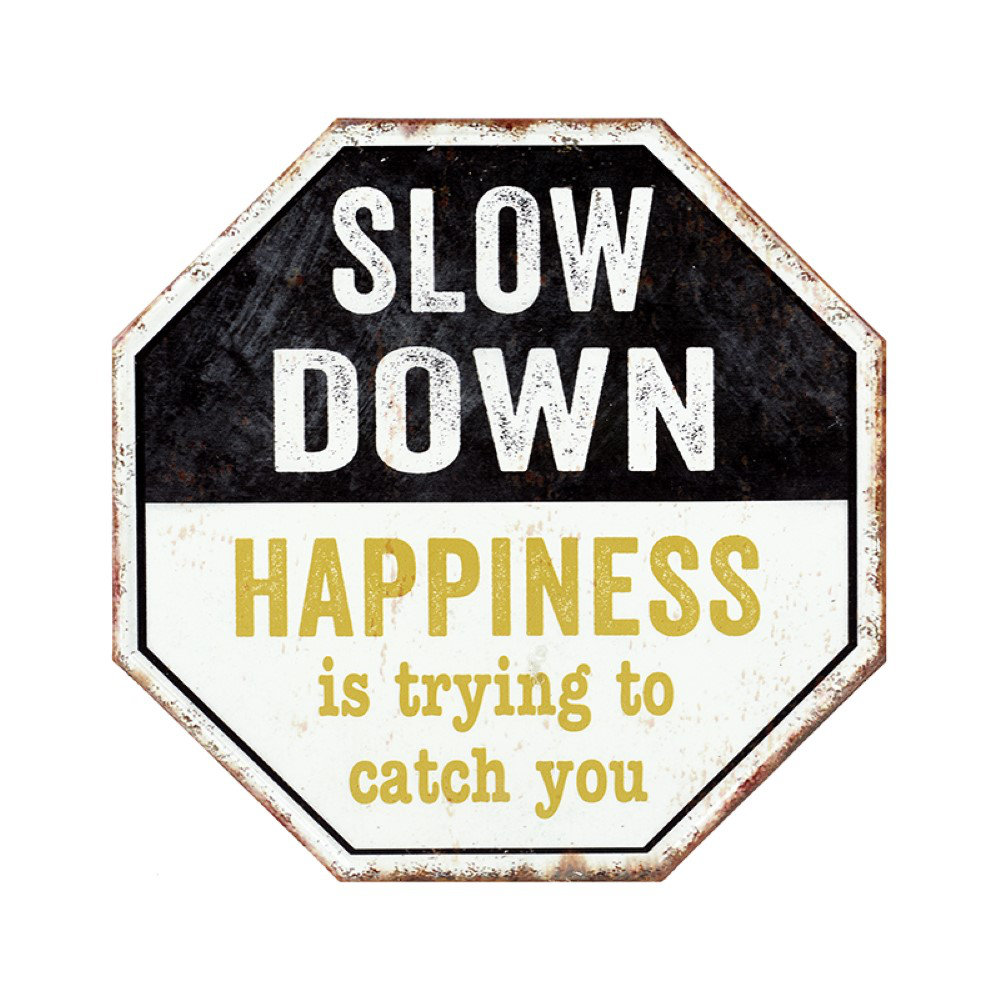 Slow Down Sign