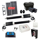 Dual Swing Gate Operator - GG1300/AS1300 AC/DC - Solar Kit 60W