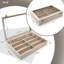 Organisateur de lunettes de soleil en velours, boîte de rangement pour lunettes, boîte de rangement pour lunettes de soleil, vitrine à lunettes avec 8 fentes