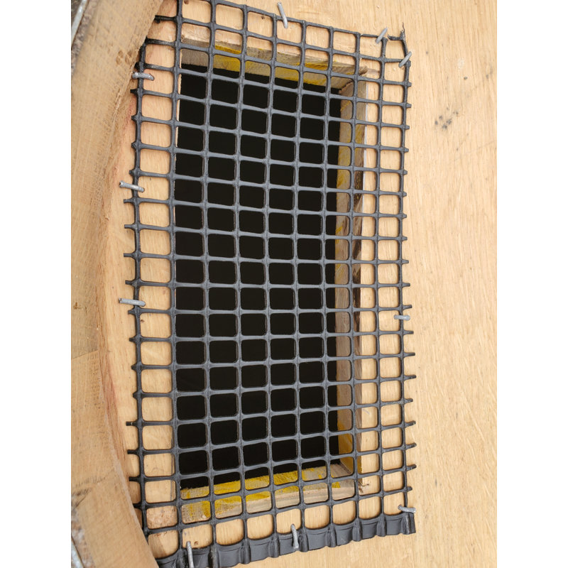 MGP Wood Drainable Dual Overflow Rain Barrel