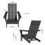 Chaises Adirondack modernes en PEHD toutes saisons-1477908062