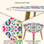 Ensemble de 2 tables basses gigognes Triangle