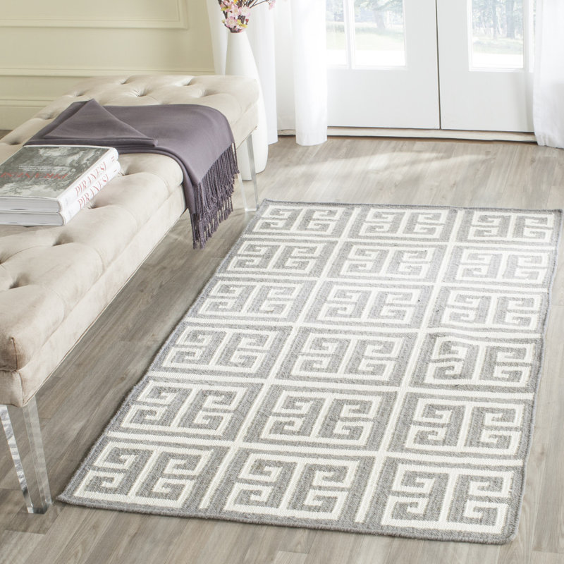 Mcnair Geometric Hand Woven Area Rug, Rectangle 183 x 274 cm