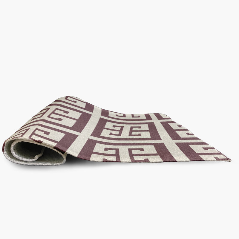 Chenille Geometric Indoor / Outdoor Rug, Rectangle 8' x 10'