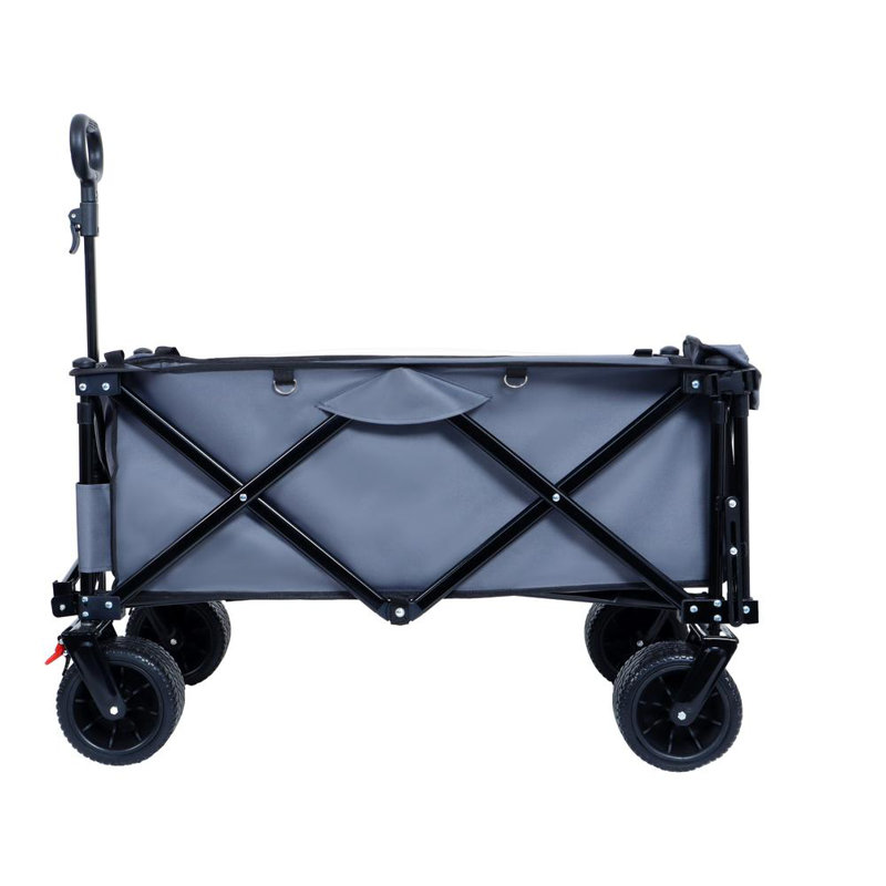 Portable Foldable Utility Wagon, Gray