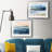 Wind And Water - Matted and Framed Under Acrylic Glass, Set of 2, Large Living Room Wall Art-931912271-931912367