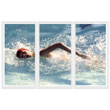 Swimming In Golden Door Spa Pool Giclee Print by Jacques Malignon