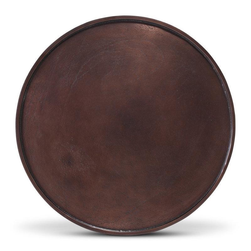 End Table, Antique Copper, 20.5" H x 16.25" W x 16.25" D