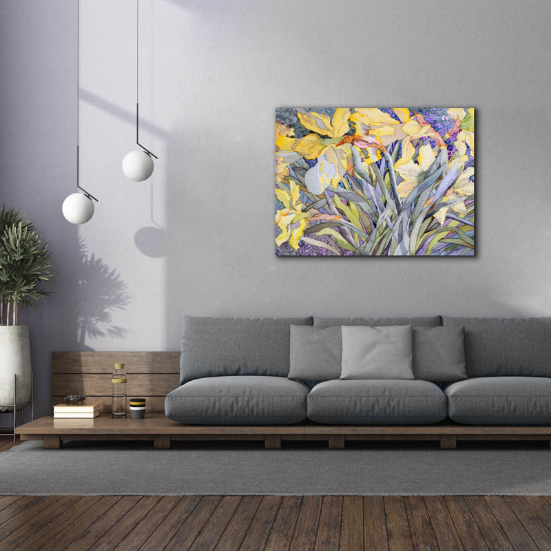 Sur toile, H 40 po x l 54 po x P 1,5 po