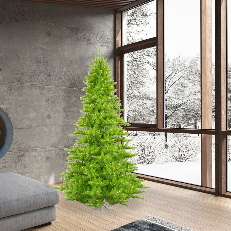 Sapin de Noël artificiel Lime, 10' H x 68" W, Non pré-éclairé