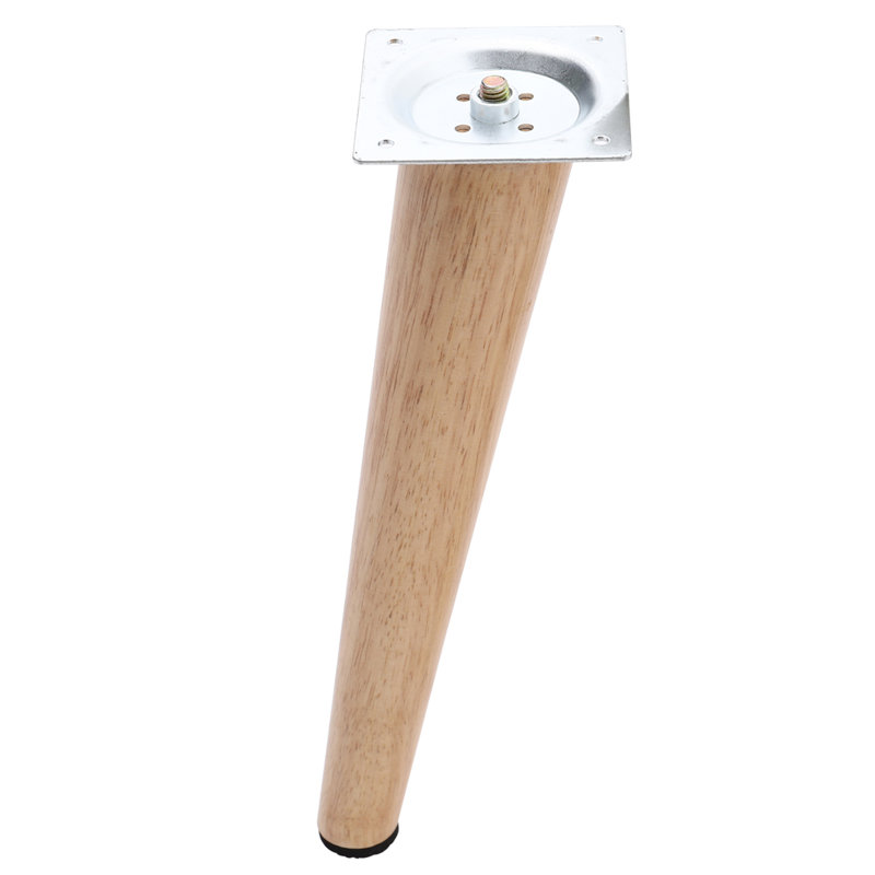 Verdi Solid Wood Table Leg, 20cm H x 4.5cm W x 4.5cm D, Natural