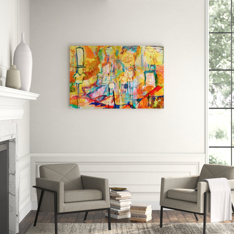 Hello Everyone Print by Dylan Grey, 36" H x 54" W, Image Brush Gel