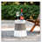 Outdoor Wood Grain Square MGO Side Table-939866501