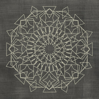 Geometric Tile I by Chariklia Zarris - Wrapped Canvas Painting
