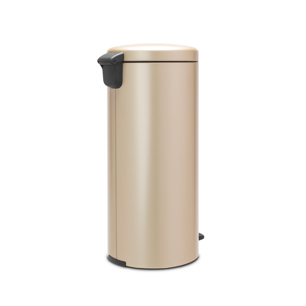 Brabantia Newicon 8gal Step-On Trash Can, Metallic Gold