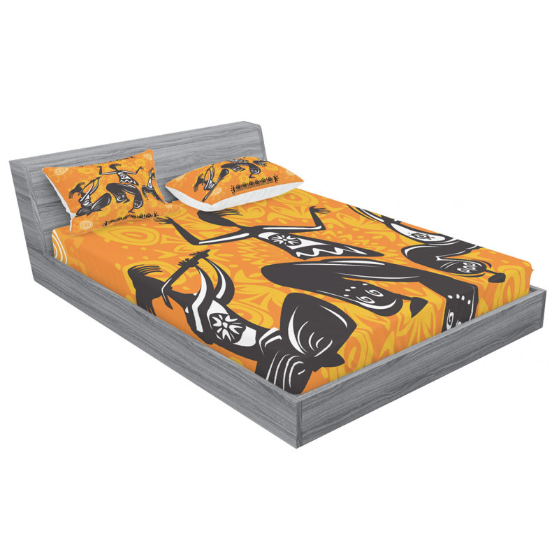 Microfiber Sheet Set, Queen Sheet Set + Fitted Sheet + 2 Pillowcases
