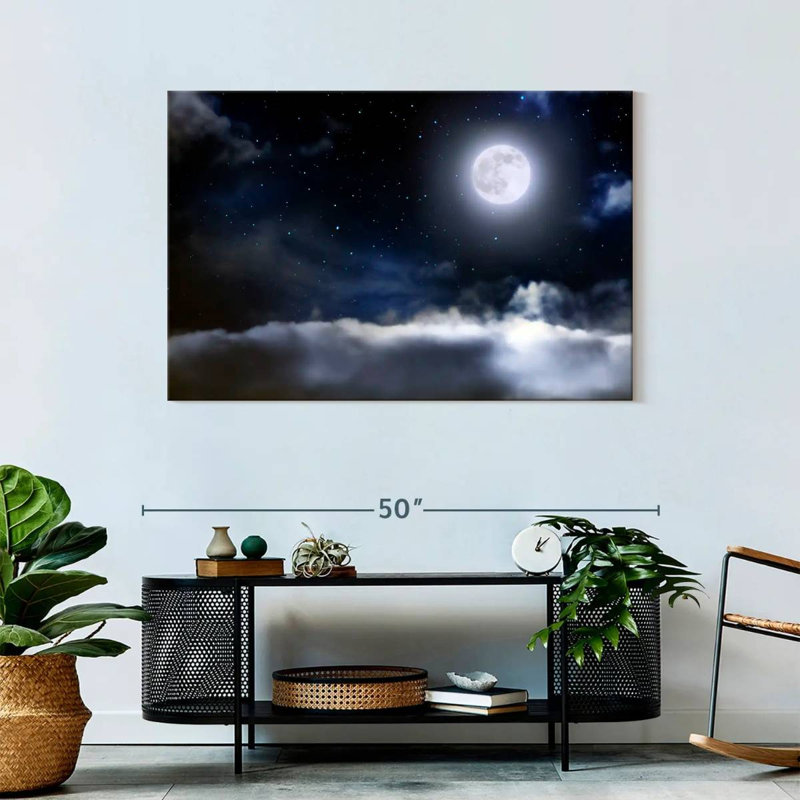 Oberle Glowing Moon, 30" H x 45" W