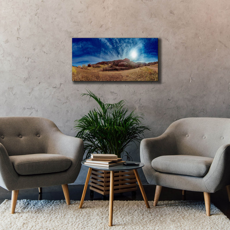 «Red Rocks, Colorado» par Epic Portfolio, art mural sur toile, H 20 po x l 40 po x P 1,5 po