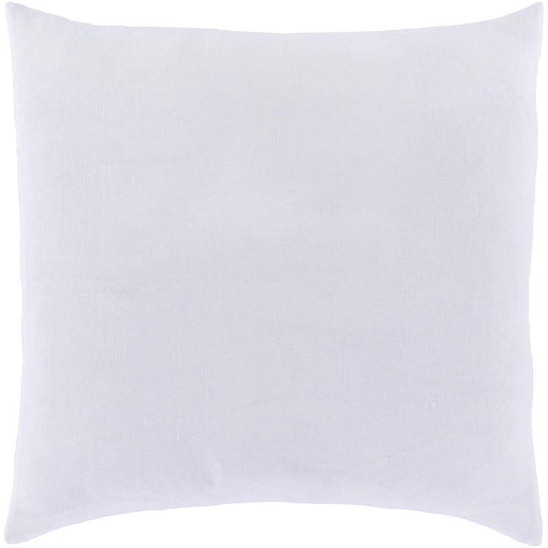 Pia Linen Standard Sham Set, White