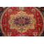 Tapis à motif géométrique rond 8x8