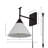 Cadyn Aluminum Plug-in Armed Sconce-16728740