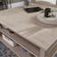 Table basse à plateau relevable, finition brune