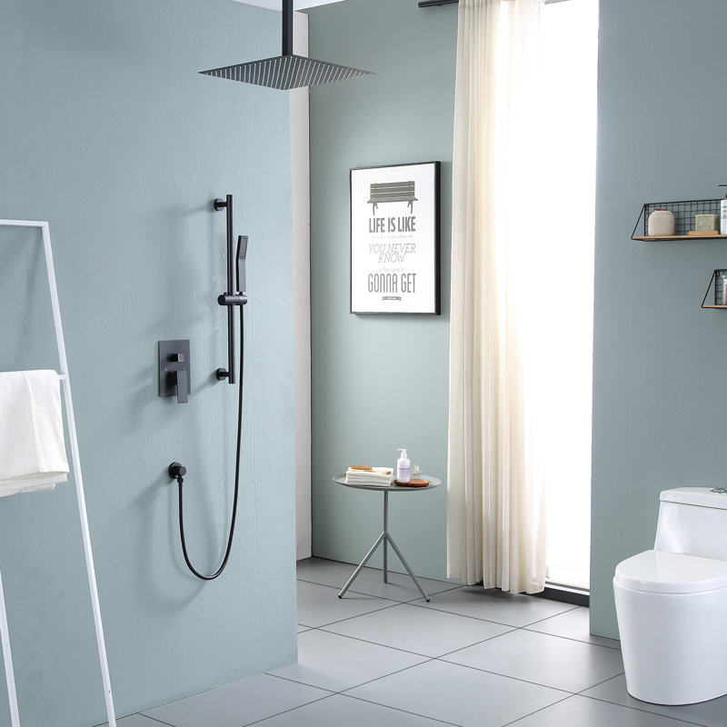 Dual Shower Head 1.8 GPM GPM, Matte Black