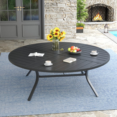 Table de salle à manger d'extérieur 63 "