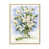 Toile avec cadre flottant brun